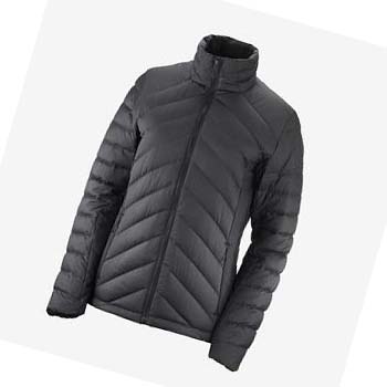 Salomon ESSENTIAL XWARM DOWN INSULATED Kabát Női Fekete | HU 3174QMA